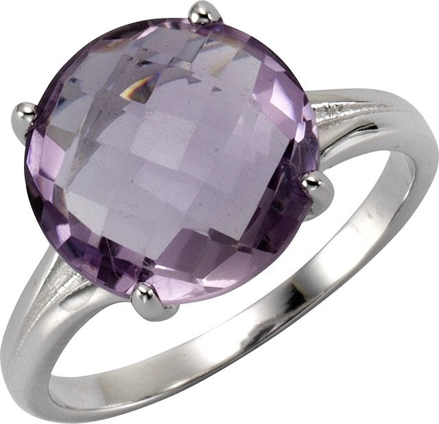 Zeeme Gemstones Ring 925 Silber, Amethyst, Damen - Bild 1