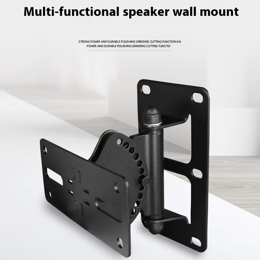 elenxs Universal Surround Lautsprecher Wandhalterung und Deckenhalterung in Schwarz mit Neige- und Schwenkfunktion für bis zu 60 kg - Bild 4