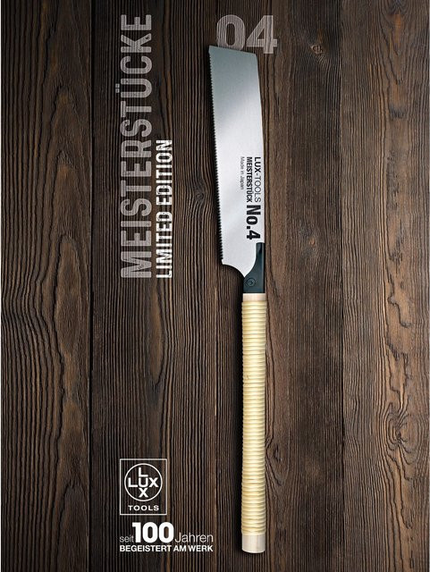 LUX-TOOLS Kataba Säge Meisterstück No. 4 Limited Edition in Silber - Bild 1