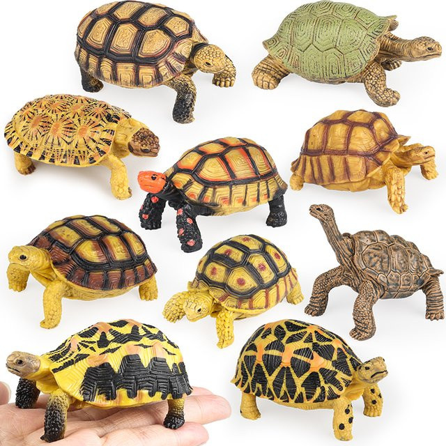Oenux Stern Schildkröte, Actionfiguren, Tiere, Kunststoff, Bunt / Mehrfarbig - Bild 1