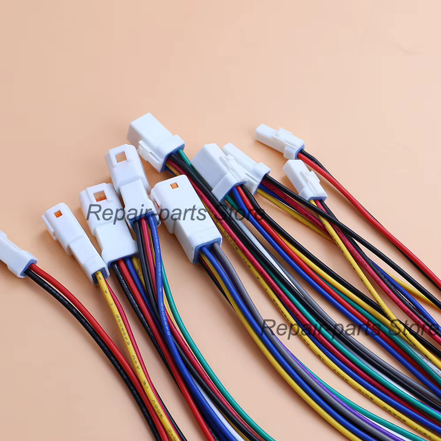 JCD JWPF Auto Micro Butt Elektrische Stecker Wasserdicht Männlich und Weiblich für BMW Kabelbaum, Farbe: Weiß, Länge: 20 cm - Bild 2