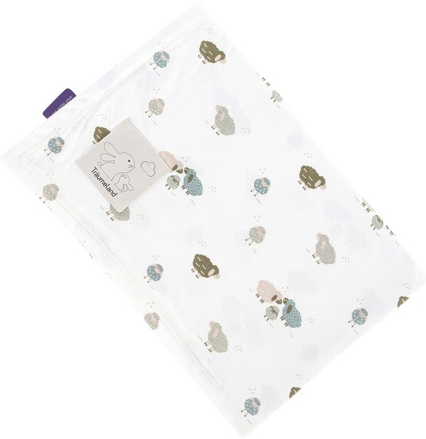 Träumeland Babydecke Jersey aus Baumwolle in Weiß - Bild 1