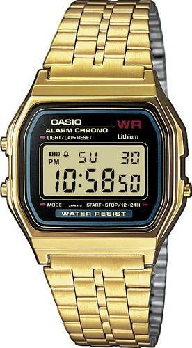 Casio Digitaluhr, Quarz, Gold, Harz, Herren - Bild 1