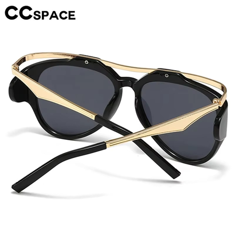 CCspace Sonnenbrille, oval, Vollrand, schwarz, Damen - Bild 4