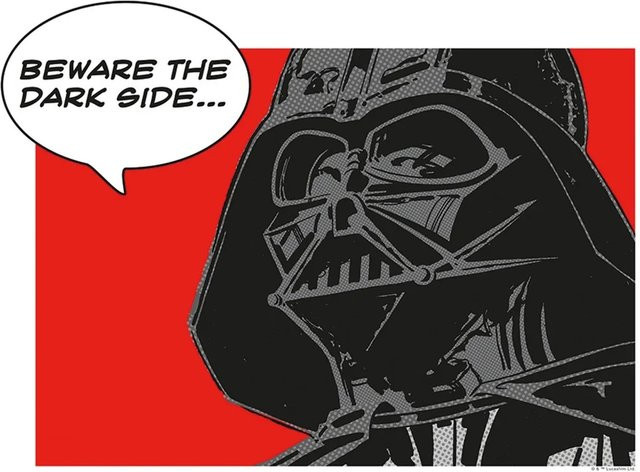 Komar Wandbild Star Wars Vader bunt, B/H: 40 x 30 cm - Bild 1