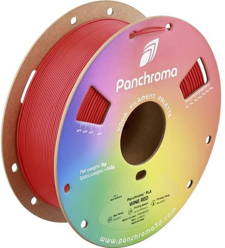 Polymaker CA19012 Panchroma PLA Highspeed Filament 1.75mm 1000g Weinrot - Bild 1