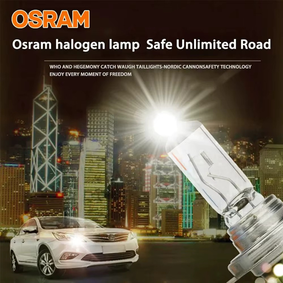 Osram Original Halogen-Scheinwerferlampen Set H4 12V 60/55W, H7 12V 55W und H11 12V 55W Long Life - Bild 1