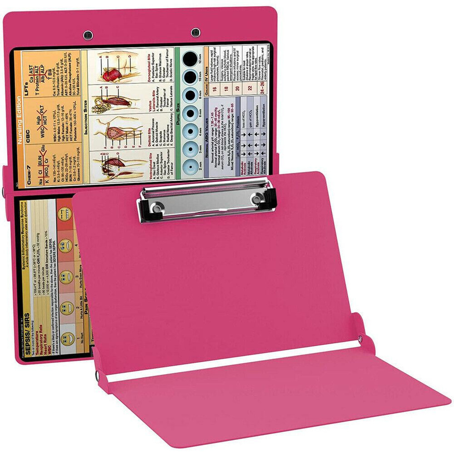 Zusammenklappbares Klemmbrett Nursing Edition aus Aluminiumlegierung von Yiran Furniture in Rot - Bild 1