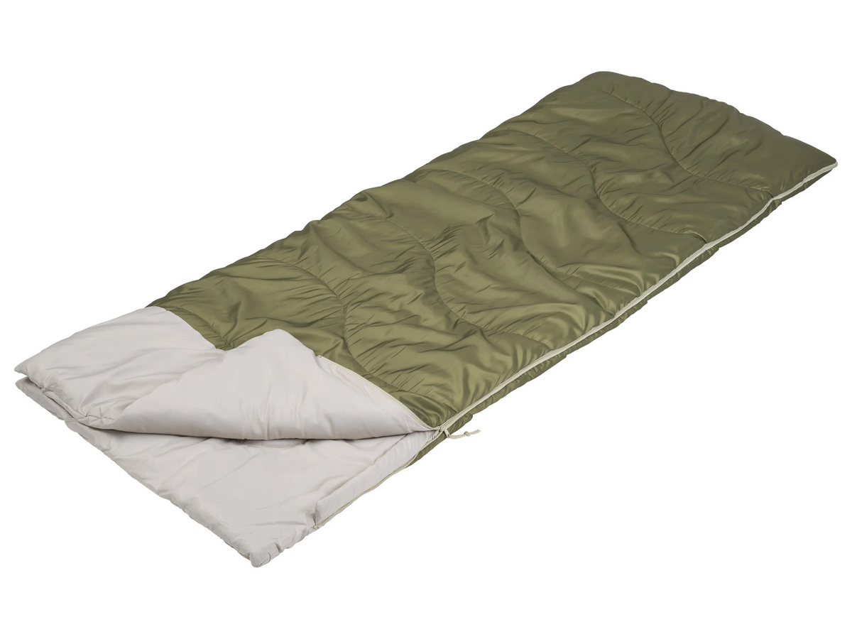 CRIVIT Schlafsack Decke für Erwachsene in Grün mit Oeko-Tex Standard 100 Zertifizierung - Bild 3