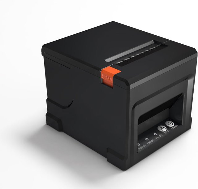 Netum NT-8360 Thermischer Bondrucker mit automatischem Cutter, 80mm POS-Drucker für Restaurant und Küche, Schwarz, USB, LAN und Bluetooth - Bild 1