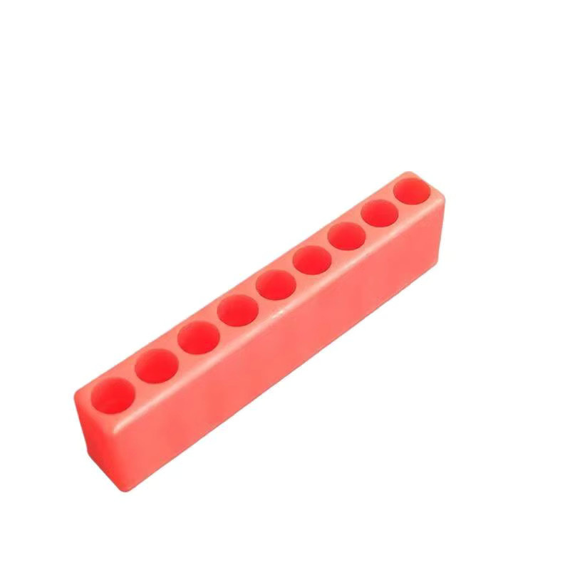 HUXUAN Schraubendreher-Bit-Halter Organizer aus Kunststoff in Rot für 4-32 Löcher mit 1/4 Zoll Sechskant-Aufnahme - Bild 2