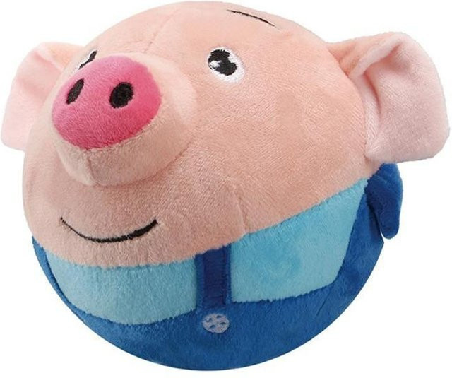 Plüsch-Haustier-Katzen-Spielzeug, musikalische vibrierende Kugel, blau - Bild 1