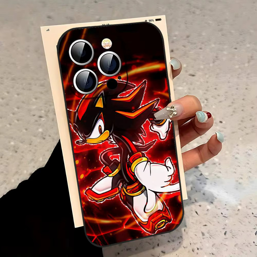 Anime The H-Igel S-Shadow Handyhülle in Schwarz für iPhone 17, 16, 15, 14, 13, 11 Pro Max, Plus, X, XR, XS Max und 13 Mini - Bild 6