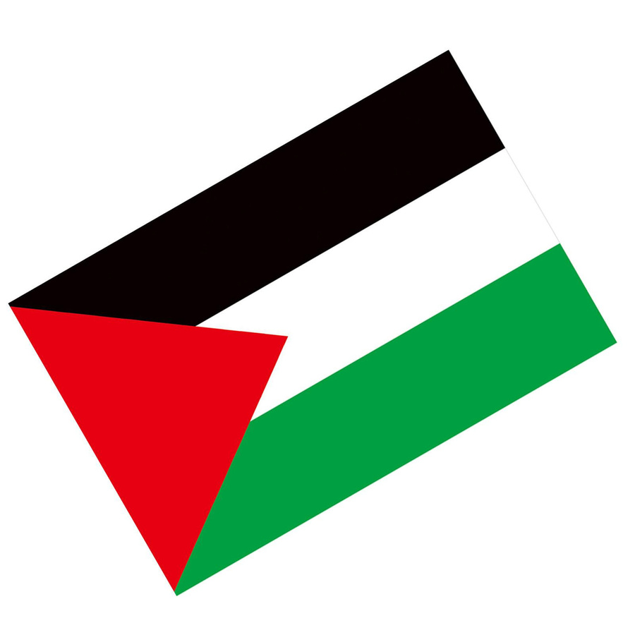 Palästina Flagge von KaiSai aus Polyester mit 2 Messingösen, B/H: 60 x 90 cm - Bild 6