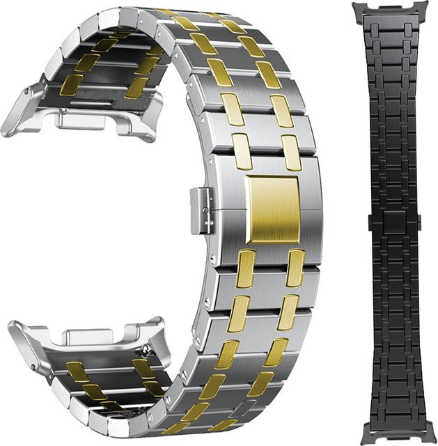 CAOWTAN Uhrenarmband Edelstahl, Bicolor, Herren - Bild 1