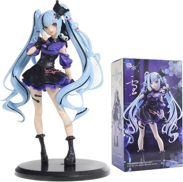 FuRyu Trio-Try-iT Snow Miku x Kuromi Hatsune Miku Anime-Figur, 21 cm, ab 12 Jahren - Bild 1
