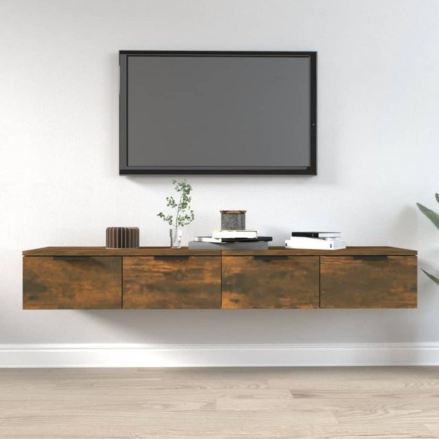 vidaXL Wandschränke 2er-Set in Räuchereiche, B/T/H: 68 x 30 x 20 cm - Bild 3