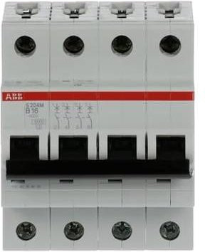 ABB S204M-B16 Leitungsschutzschalter 16A 400V 2CDS274001R0165 - Bild 1