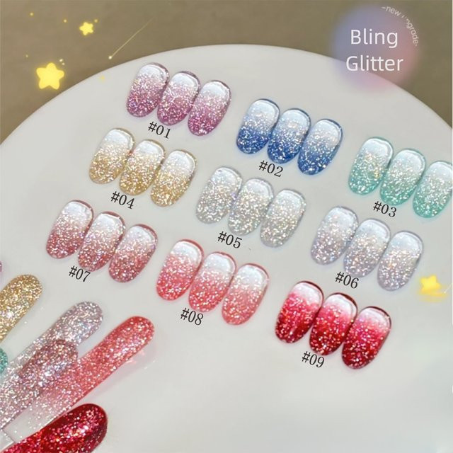 MIANEL Nagellack, Glitzer-Gel, Schimmernd, 10 ml - Bild 1