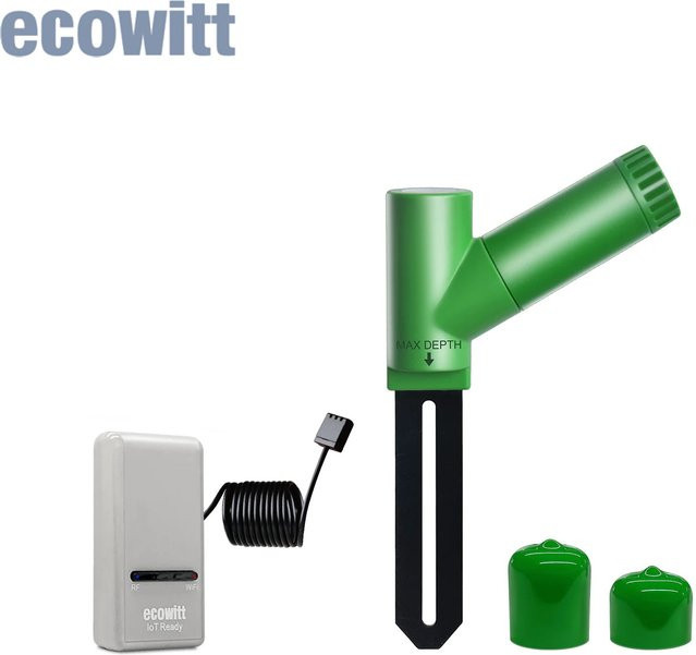 Ecowitt GW1206 Bodenfeuchtemeßgerät mit WLAN-Wetterstation-Gateway und Pflanzenwasser-Monitor für den Garten - Bild 1