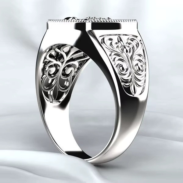SAY Ring 925 Silber, Vintage, Unisex - Bild 3