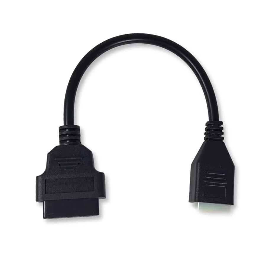 OBDIIVCI OBDII Diagnosekabel Adapter für KTM 6-Pin und 16-Pin Motorrad und Auto in Schwarz - Bild 2