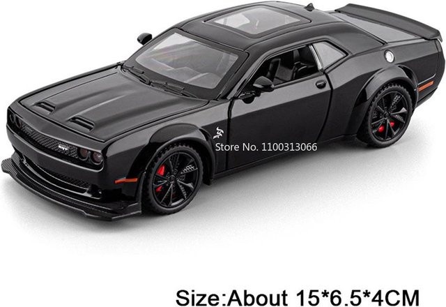 Linyi toy car Challenger Srt Hellcat, Modellauto, 1:32, mit Licht und Musik, ab 14 Jahren - Bild 1