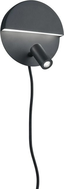 Trio LED Wandleuchte Mario Schwarz matt verstellbar im Industrial Stil B/H/T: 10,5 x 16 x 16 cm - Bild 1