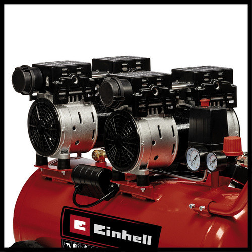 Einhell Kompressor TE-AC 50 Silent mit 190 l/min Füllleistung in Rot - Bild 2