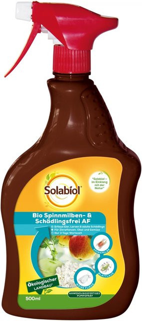 Solabiol Bio Spinnmilben- & Schädlingsfrei AF 500 ml für Zierpflanzen, Kernobst und Kohlrabi - Bild 1