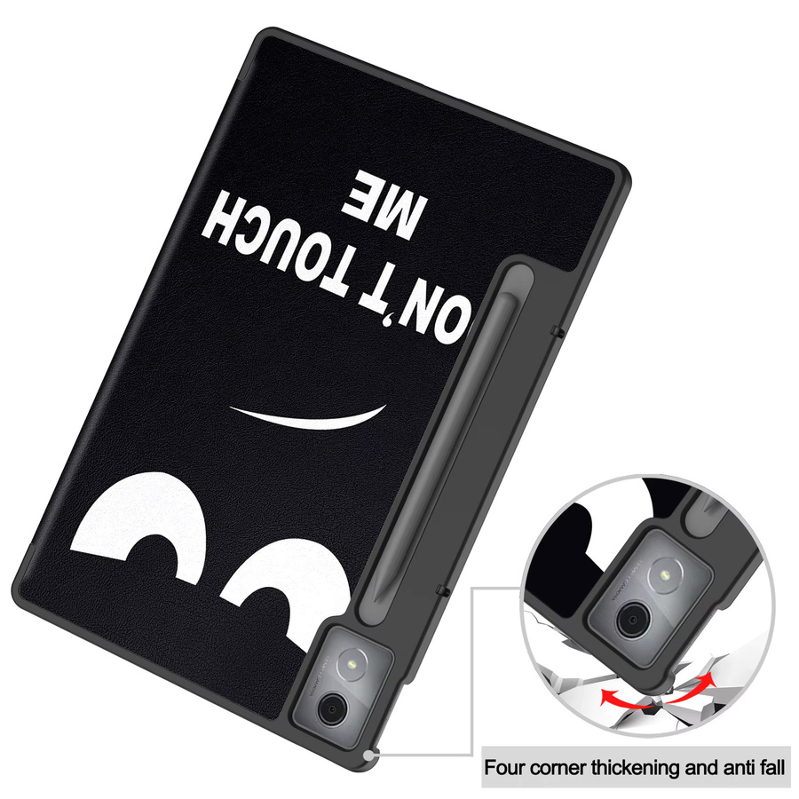 Lenovo Xiaoxin Pad Pro 12,7 2025 Schutzhülle aus PU-Leder in Schwarz, dreifach faltbare Tablet-Abdeckung für Modell TB-375FC - Bild 5