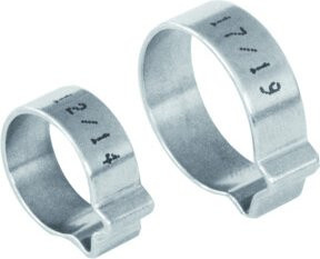 NORMACLAMP Ohr-Klemme 1-Ohr-Klemme 11-13 W1 aus verzinktem Stahl in Silber - Bild 1