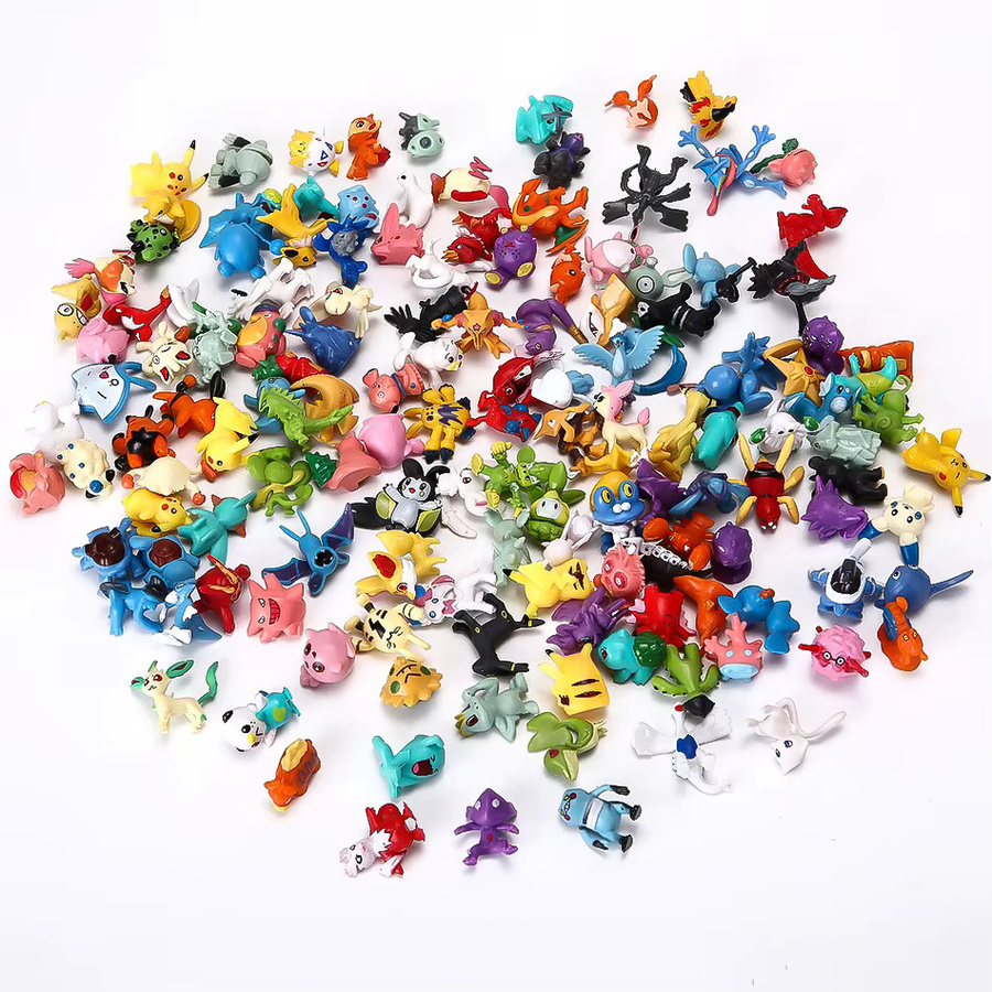 Bandai Pokémon Mini Figuren, 144-teiliges Set, Bunt / Mehrfarbig - Bild 3