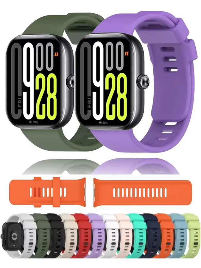 Xiaomi Uhrenarmband Silikon, Redmi Watch 5 4, Xiaomi Band 9, 8 Pro, Unisex - Bild 2
