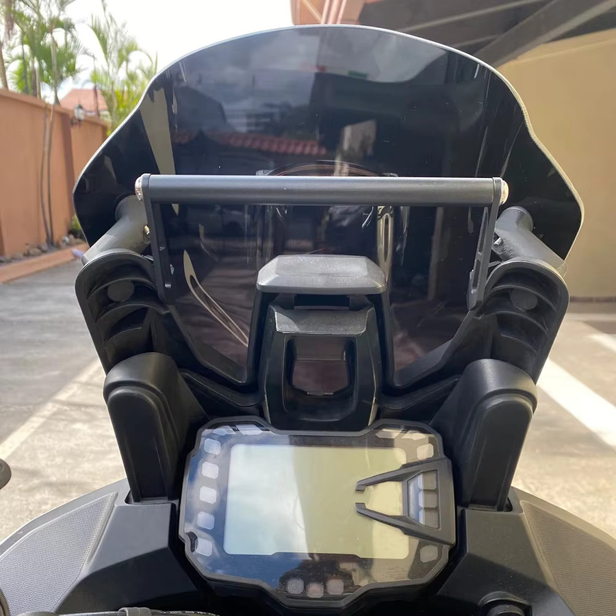 Handyhalterung und GPS-Navigationsplatte für Ducati Multistrada 950 1200S 1260S MTS 1200 1260 Enduro in Schwarz - Bild 2