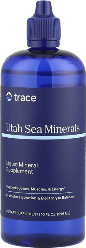 Utah Sea Minerals Meeresmineralien in der blauen Glasflasche, 296 ml - Bild 1