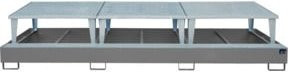 Bauer Südlohn Auffangwanne AWA 1000-3 aus Stahl, grau, B/T/H: 146,0 x 78,0 x 0 cm - Bild 1