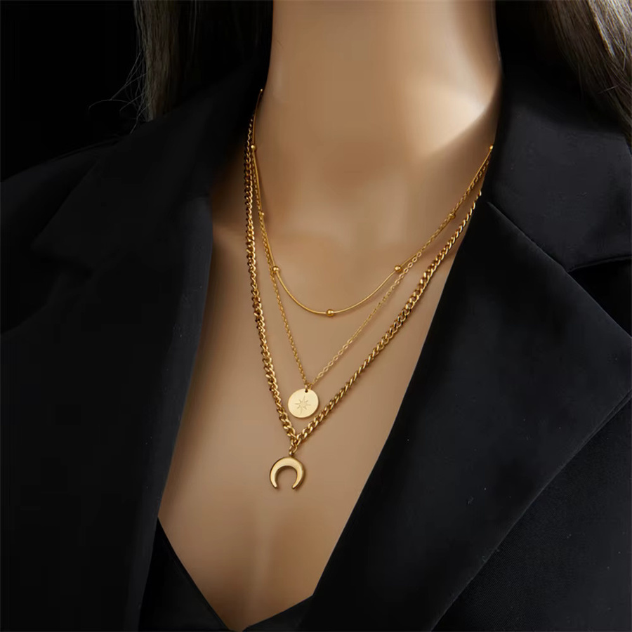 DIEYURO Halskette, Edelstahl, Gold, Damen - Bild 4