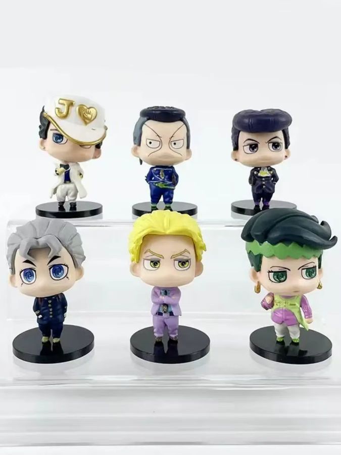 FLIP OCTOPUS Anime Figur JoJo Diamond is Unbreakable mit Josuke, Jōtarō und Kira Yoshikage als buntes Desktop Ornament - Bild 4