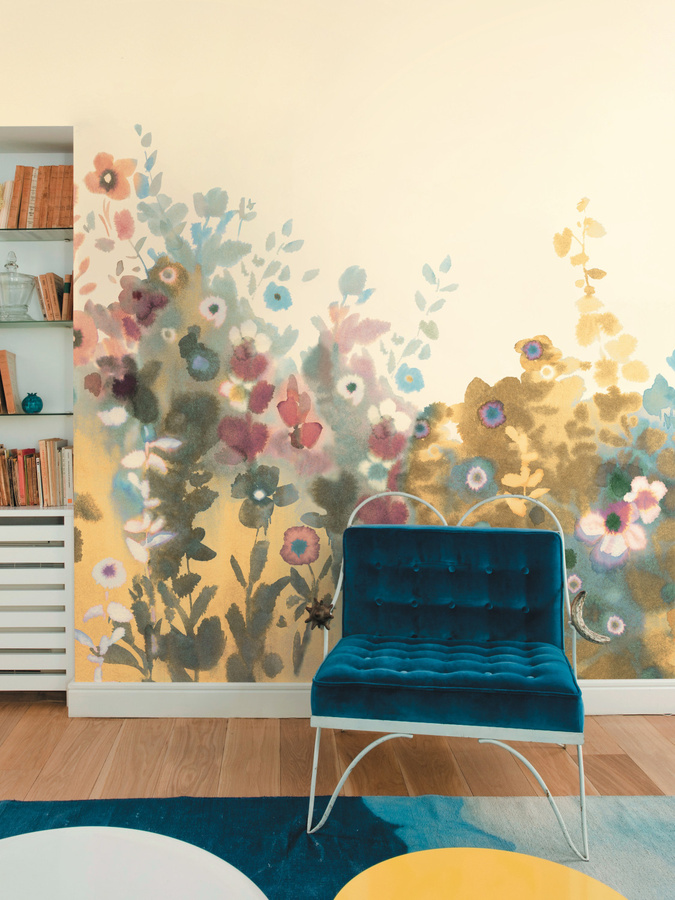 Jannelli & Volpi Mural Zeeland Tapete aus Vinyl in Multicolour mit floralem und botanischem Design - Bild 1