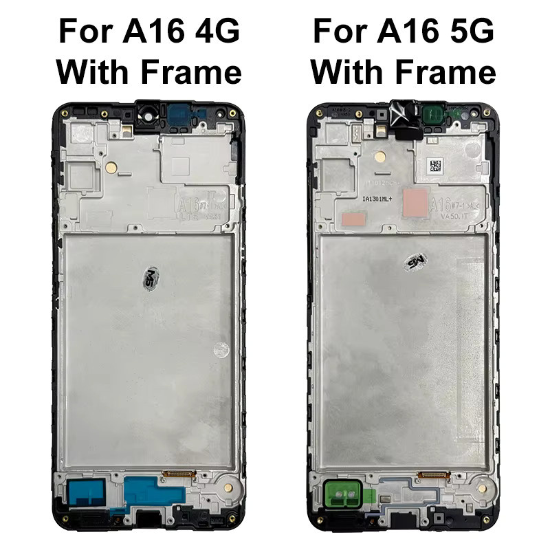 Samsung AMOLED A16 LCD-Display mit Touchscreen-Digitizer für Samsung Galaxy A16 4G 5G Modelle A165 A166 in Schwarz - Bild 3