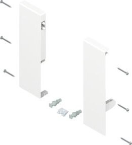 Blum Fronthalter TANDEMBOX Höhe D für Innenauszug mit 1-fach Reling links/rechts für TANDEMBOX antaro in Seidenweiß - Bild 1