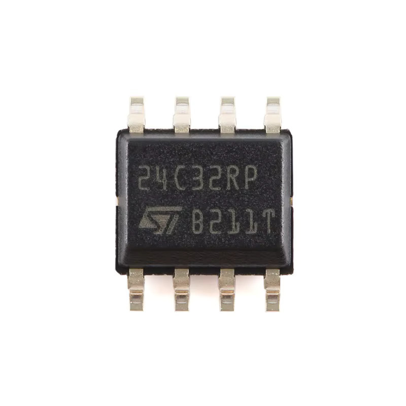 10 Stück EEPROM Speicher IC Set in Schwarz, SOP-8 SMD, verschiedene Kapazitäten 24C01RP bis 24C64RP sowie M24C04-RMN6TP und M24C32-RMN6TP - Bild 2