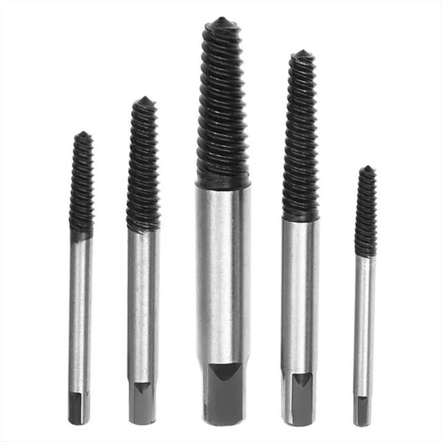 WEEKS Schraubenausdreher Set mit 5 Teilen für gebrochene Schrauben und Bolzen in Schwarz und Silber - Bild 1