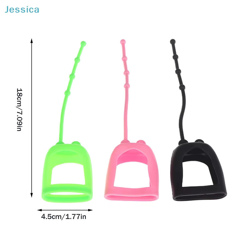 Jessica Cartoon-Silikon-Flaschenhülle für Handdesinfektionsmittel und Parfüm, 30 ml - Bild 2