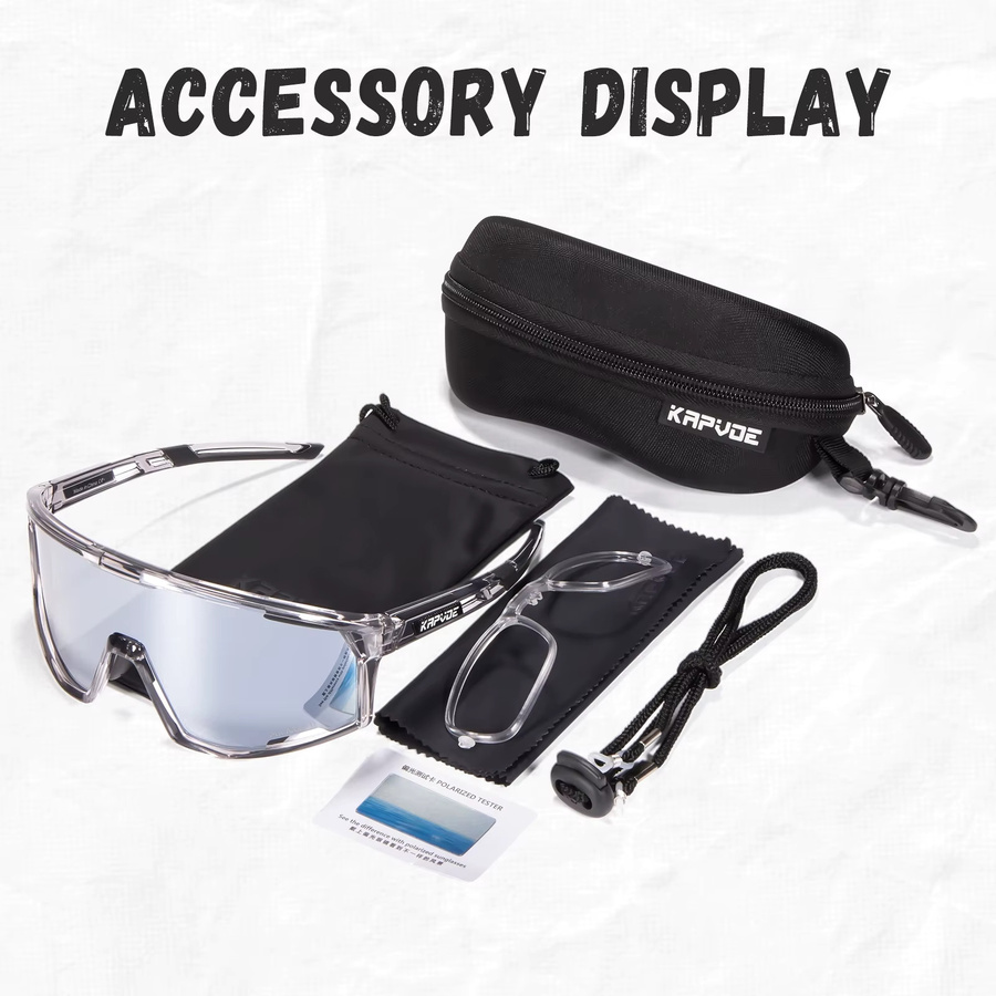 KAPVOE Sonnenbrille, Unisex, Vollrand, Kunststoff, polarisiert - Bild 5