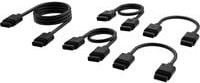 Corsair iCUE LINK Kabel-Kit in Schwarz mit Längen von 600 mm, 200 mm und 100 mm, gerade - Bild 1