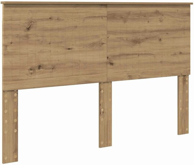 vidaXL Kopfteil Artisan-Eiche in Braun aus Holzwerkstoff, Breite: 150 cm - Bild 1