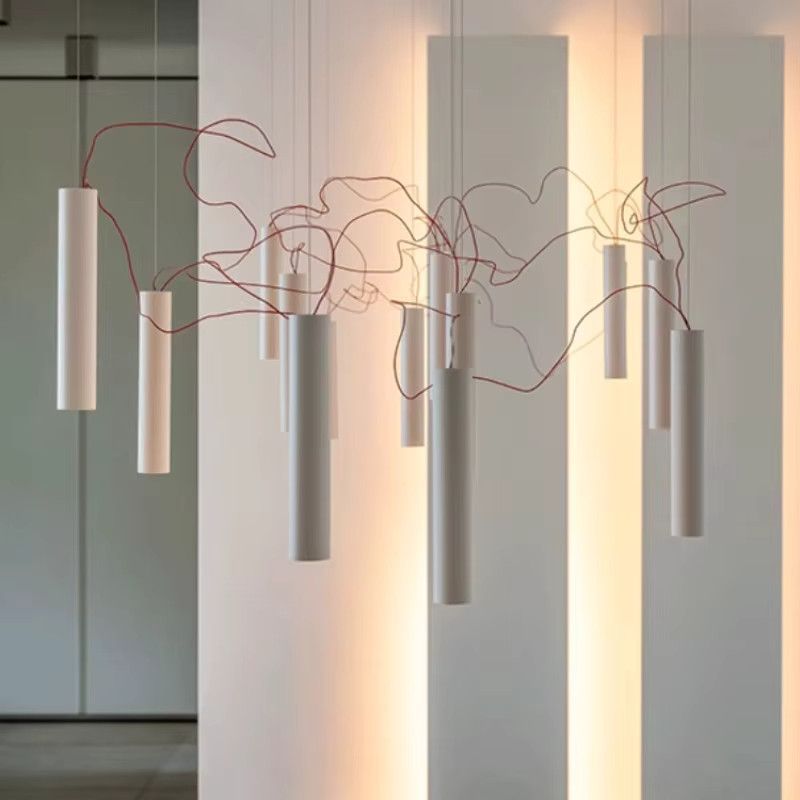 Simbiosi Hängelampe von HomeLover – Italienischer Designer-Kronleuchter als Kombinationsspotleuchte für Wohnzimmer, Schlafzimmer, Restaurant oder Bar - Bild 2