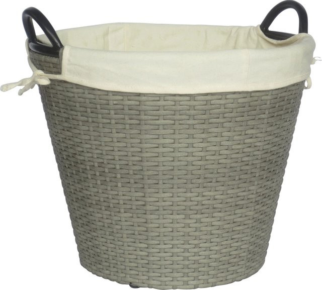 FIREFIX Rattankorb in Grau - Bild 1
